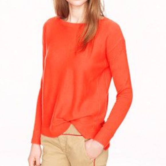 J. Crew Sweaters - J. Crew Collection Tangerine Cashmere Sweater